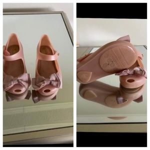 Mini Melissa Toddler Girl Shoes size 8